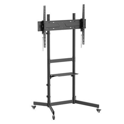 cromad-soporte-de-suelo-con-ruedas-para-tv-55-100-bloqueo-de-ruedas-bandeja-multiusos-peso-max-70kg-vesa