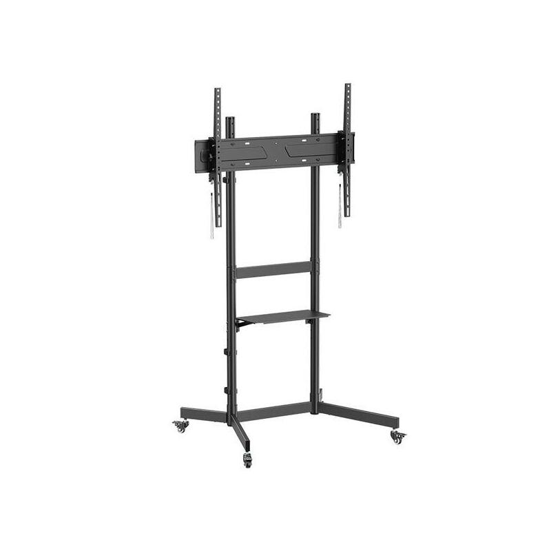 cromad-soporte-de-suelo-con-ruedas-para-tv-55-100-bloqueo-de-ruedas-bandeja-multiusos-peso-max-70kg-vesa