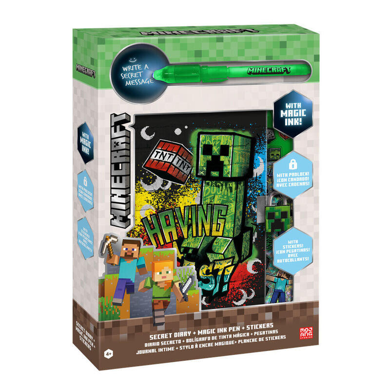 pack-de-6-unidades-diario-boligrafo-magico-minecraft