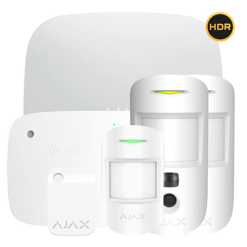 ajax-hub2kit-mp-pro-kpd-hdr-wh1-kit-ajax-blanco-hub-2-2motioncam-hdr-motionprotect-keypad-combi-tag