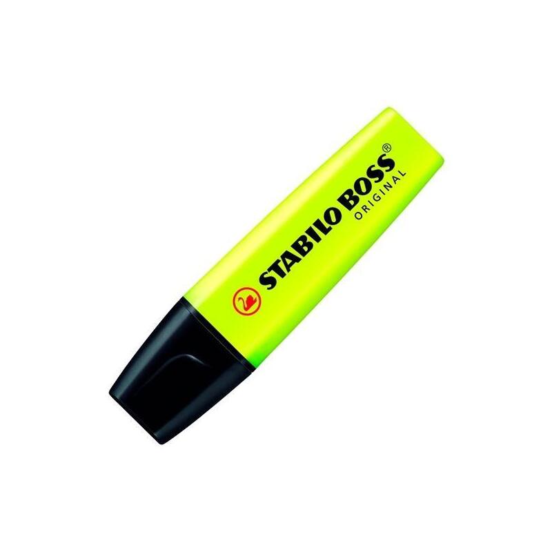pack-de-10-unidades-stabilo-marcador-fluorescente-boss-original-amarillo