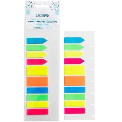 pack-de-10-unidades-carchivo-notas-ingeniox-adhesivas-pp-traslucido-colores-neon-10x20mm-blister