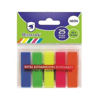 pack-de-24-unidades-bismark-taco-guias-adhesivas-colores-neon-5x25-hojas-45x12mm-blister