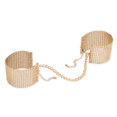 bijoux-desir-metallique-esposas-malla-metalica-dorada