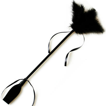 secretplay-fusta-pluma-negro