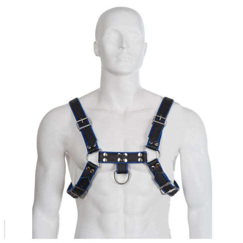 leather-body-arnes-cuero-azul-y-negro-chest-bulldog
