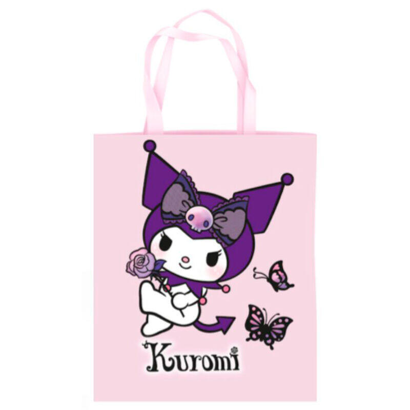 pack-de-6-unidades-bolsa-shopping-pink-butterfly-kuromi-hello-kitty