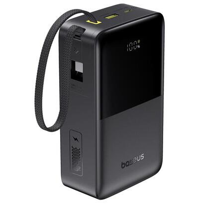 enerfill-fc51-bipow-2-pro-digital-display-power-bank-with-built-in-cable-30000mah-225w-cosmic-black