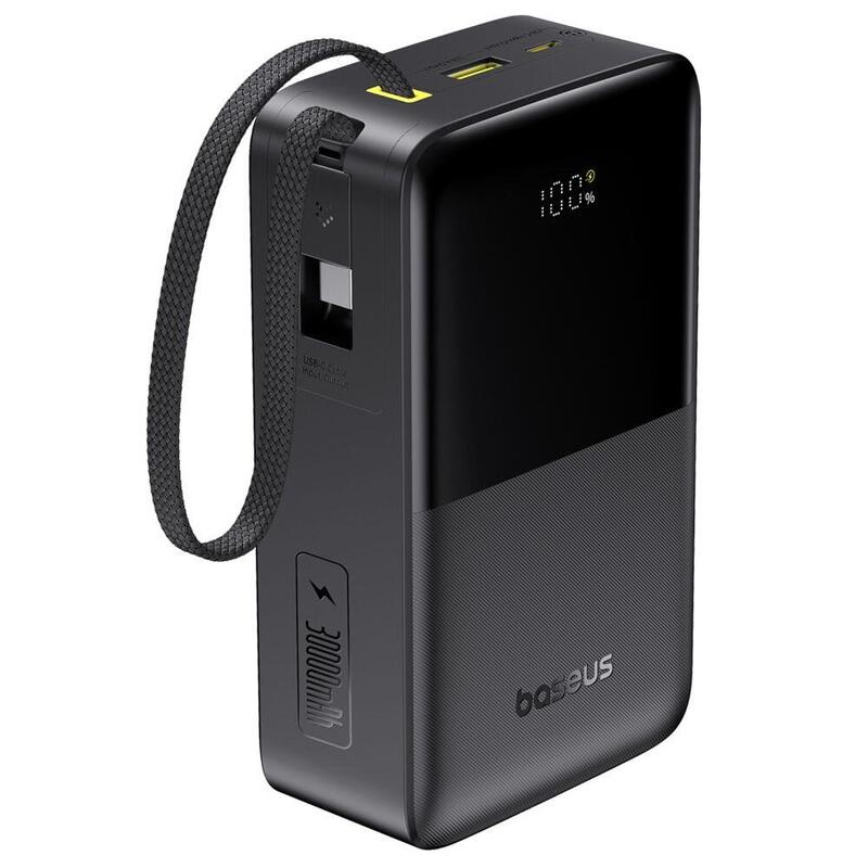 enerfill-fc51-bipow-2-pro-digital-display-power-bank-with-built-in-cable-30000mah-225w-cosmic-black