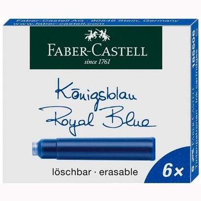 pack-de-10-unidades-faber-castell-cartucho-tinta-borrable-azul-estuche-6-ud