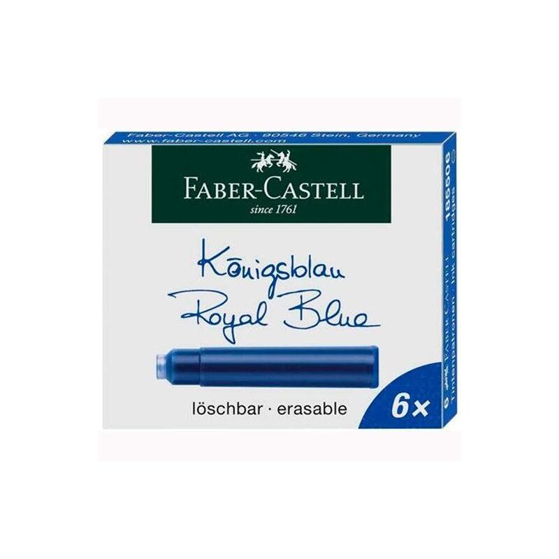 pack-de-10-unidades-faber-castell-cartucho-tinta-borrable-azul-estuche-6-ud