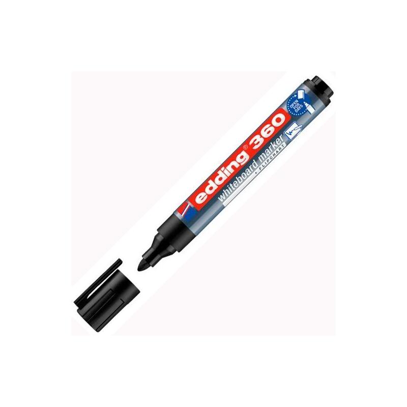 pack-de-10-unidades-edding-marcador-pizarra-blanca-360-rellenable-negro