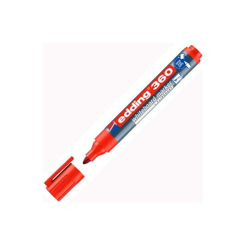 pack-de-10-unidades-edding-marcador-pizarra-blanca-360-rellenable-rojo