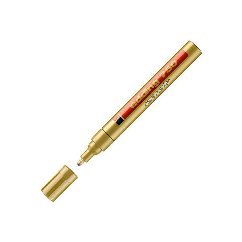 pack-de-10-unidades-edding-marcador-permanente-750-tinta-opaca-oro