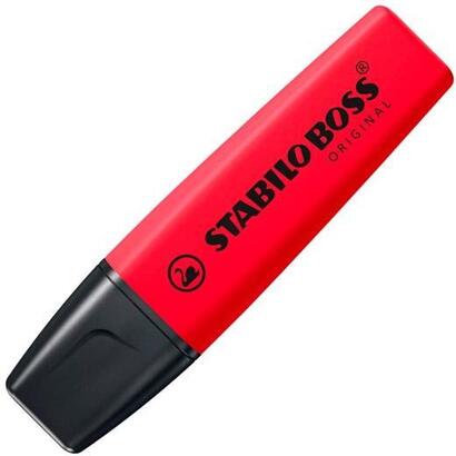 pack-de-10-unidades-stabilo-marcador-fluorescente-boss-original-rojo-real