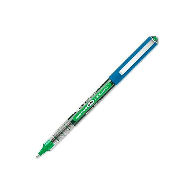 pack-de-12-unidades-uniball-rollerball-eye-ocean-care-ub-157rop-07mm-verde