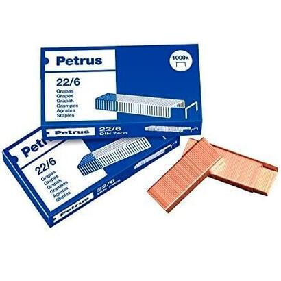 pack-de-25-unidades-petrus-grapas-226-cobreadas-caja-de-1000-