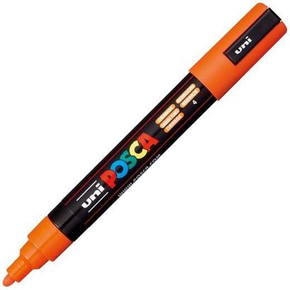 pack-de-6-unidades-posca-marcador-pc-5m-no-permanente-punta-forma-de-bala-18-25-mm-naranja