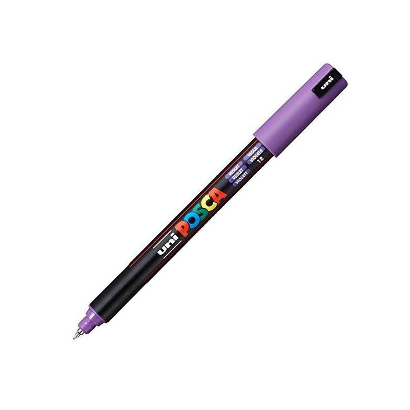 pack-de-6-unidades-posca-marcador-pc-1mr-no-permanente-punta-extrafina-07mm-violeta