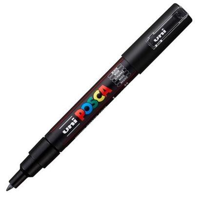 pack-de-6-unidades-posca-marcador-pc-1m-no-permanente-punta-fina-07-1mm-negro