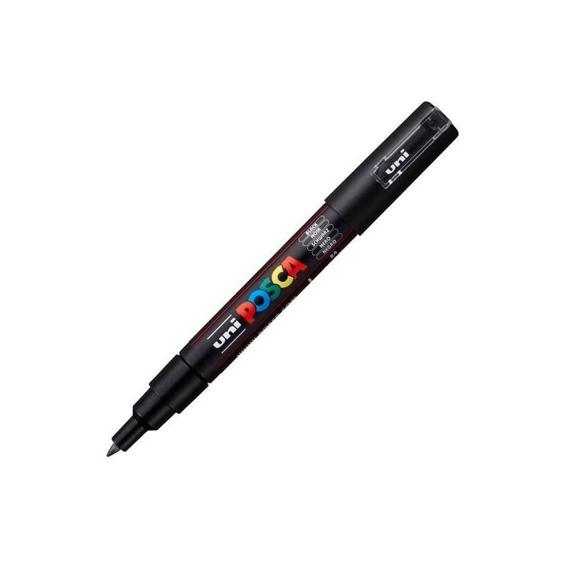 pack-de-6-unidades-posca-marcador-pc-1m-no-permanente-punta-fina-07-1mm-negro