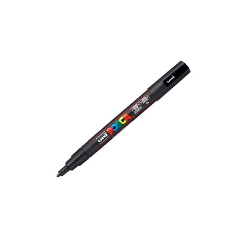 pack-de-6-unidades-posca-marcador-pc-3m-punta-conica-09-13-mm-negro