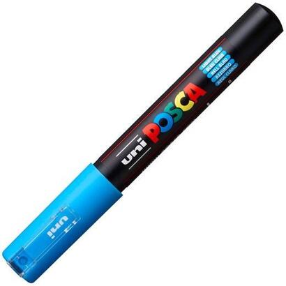 pack-de-6-unidades-posca-marcador-pc-1m-no-permanente-punta-fina-07-1mm-azul-claro