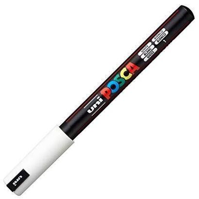 pack-de-6-unidades-posca-marcador-pc-1mr-no-permanente-punta-extrafina-07mm-blanco