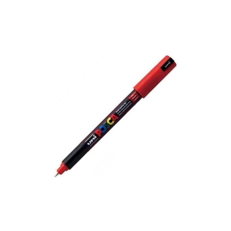 pack-de-6-unidades-posca-marcador-pc-1mr-no-permanente-punta-extrafina-07mm-rojo