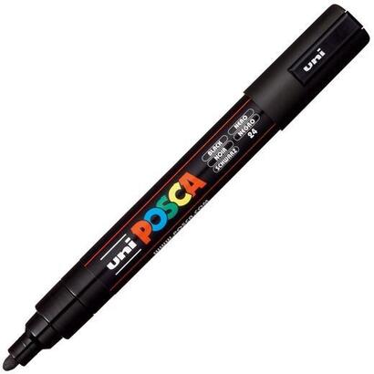 pack-de-6-unidades-posca-marcador-pc-5m-no-permanente-punta-forma-de-bala-18-25-mm-negro