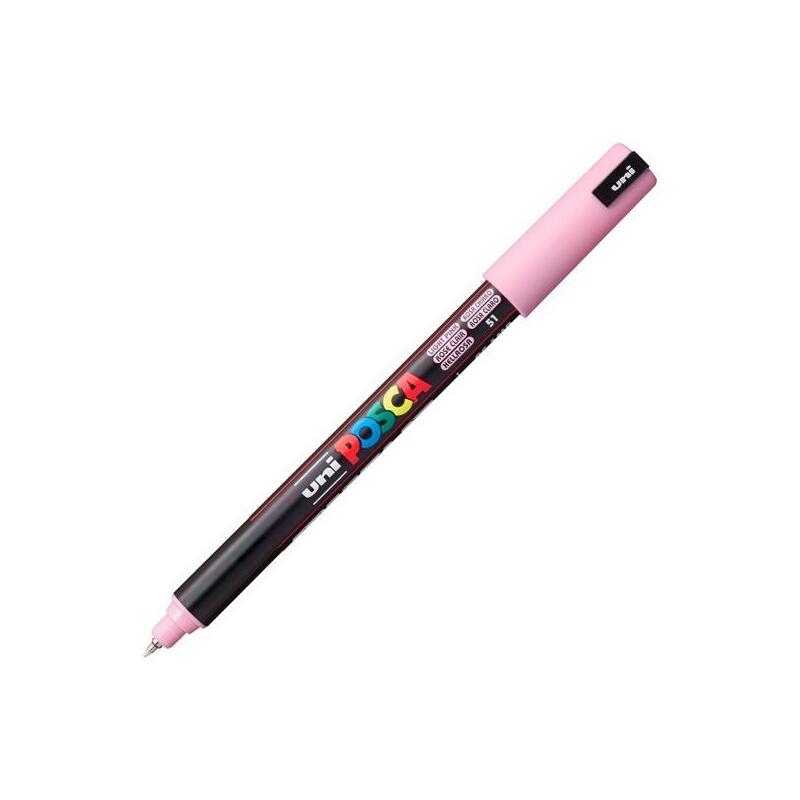 pack-de-6-unidades-posca-marcador-pc-1mr-no-permanente-punta-extrafina-07mm-rosa-claro