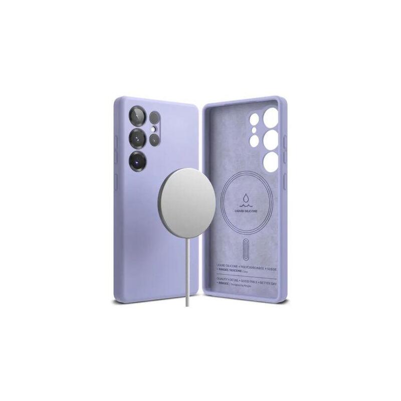 ringke-galaxy-s25-ultra-case-silicone-magnetic-lavender