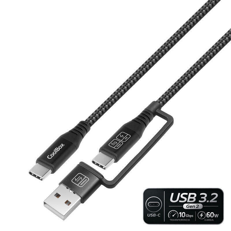 coolbox-cable-usb-c-a-usb-c-18m-60w-trenzado-adaptador-usb-a