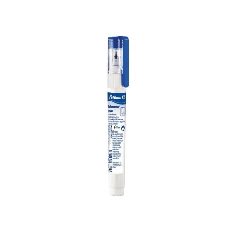 pack-de-12-unidades-pelikan-pen-boligrafo-corrector-liquido-capacidad-7ml-micropunta-de-metal-secado-rapido-