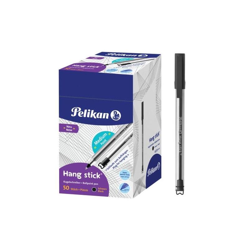 pack-de-50-unidades-pelikan-hang-stick-boligrafo-de-bola-trazo-de-1mm-capuchon-antiasfixia-cuerpo-triangular