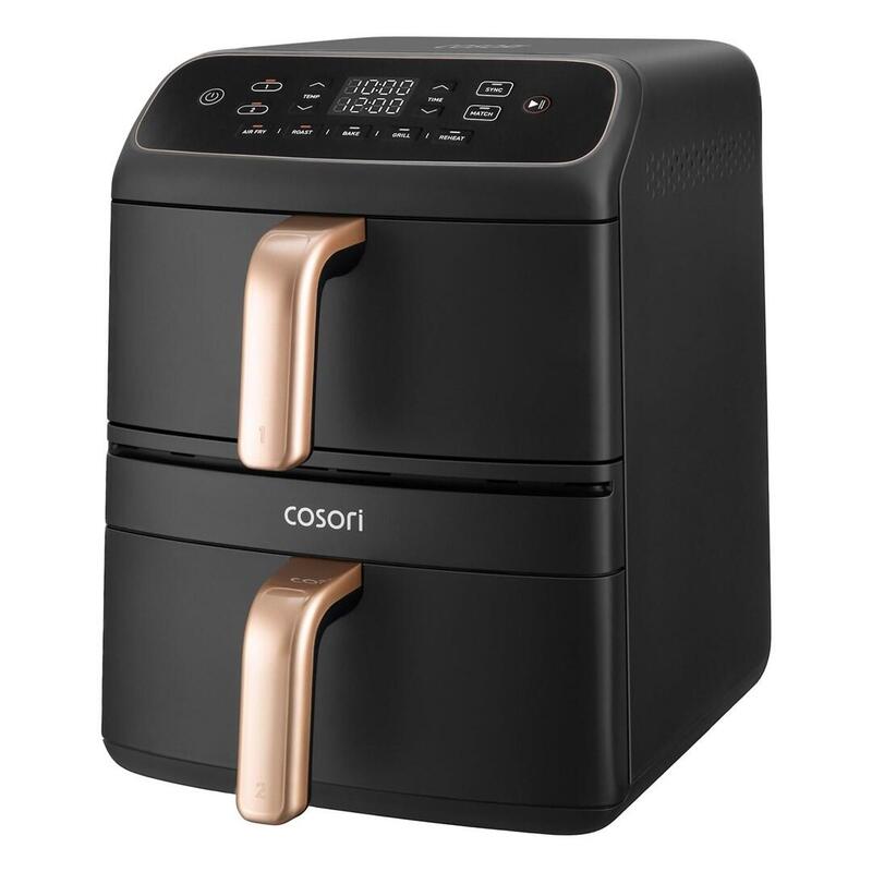 freidora-sin-grasa-cosori-turbo-tower-compacta-de-86-l