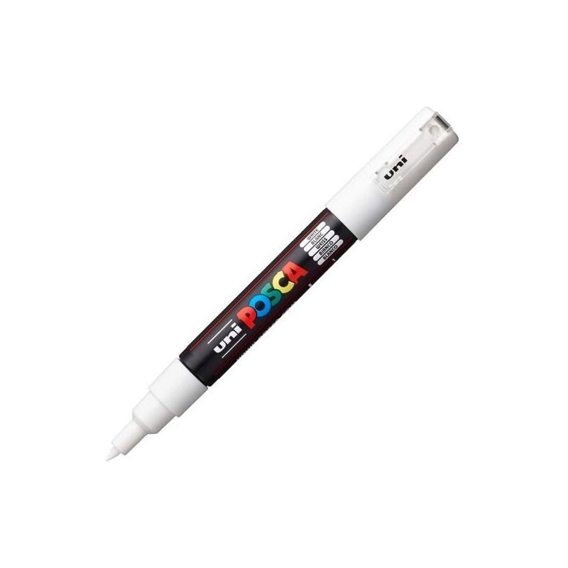 pack-de-6-unidades-posca-marcador-pc-1m-no-permanente-punta-fina-07-1mm-blanco