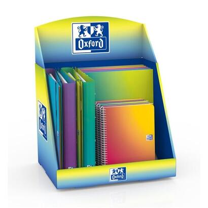 oxford-gradient-expositor-con-14-productos-5-cuadernos-de-espiral-a4-5-cuadernos-de-espiral-a5-4-carpetas-de