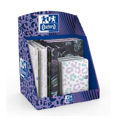 oxford-dream-tech-expositor-con-14-productos-5-cuadernos-de-espiral-a4-5-cuadernos-de-espiral-a5-4-carpetas-de