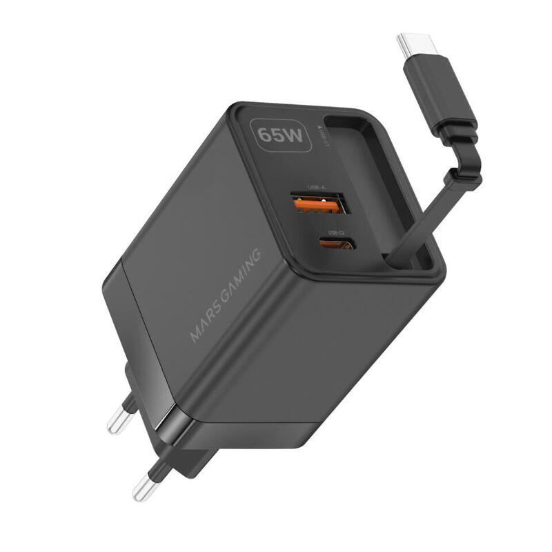 cargador-usb-gan-mars-gaming-md-gan65r-65w-1xusb-c-1xusb-a-cable-retractil-pd-color-negro