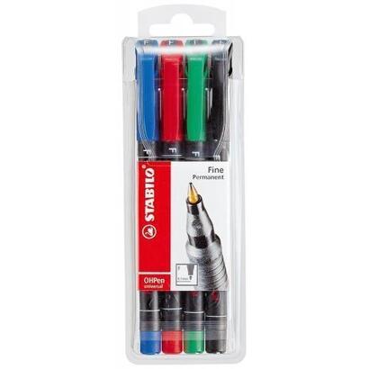 pack-de-5-unidades-stabilo-marcador-permanente-ohpen-universal-f-punta-fina-07mm-csurtidos-estuche-4-ud