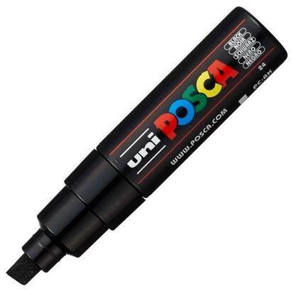 pack-de-6-unidades-posca-marcador-pc-8k-no-permanente-punta-biselada-80mm-negro