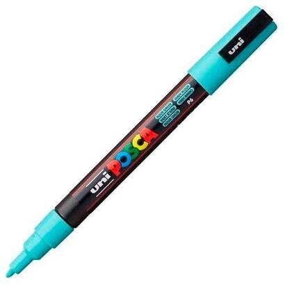 pack-de-6-unidades-posca-marcador-pc-3m-punta-conica-09-13-mm-verde-marino