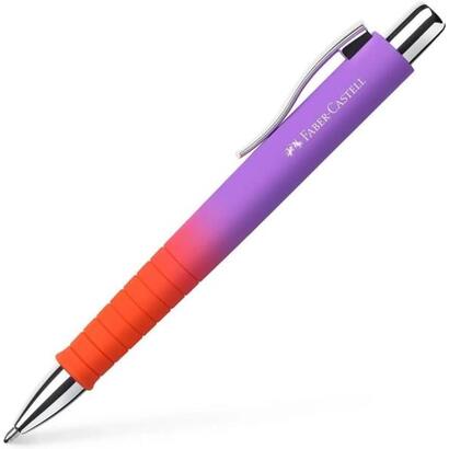 pack-de-5-unidades-faber-castell-poly-ball-flow-edition-punchy-melon-boligrafo-retractil-xb-forma-triangular
