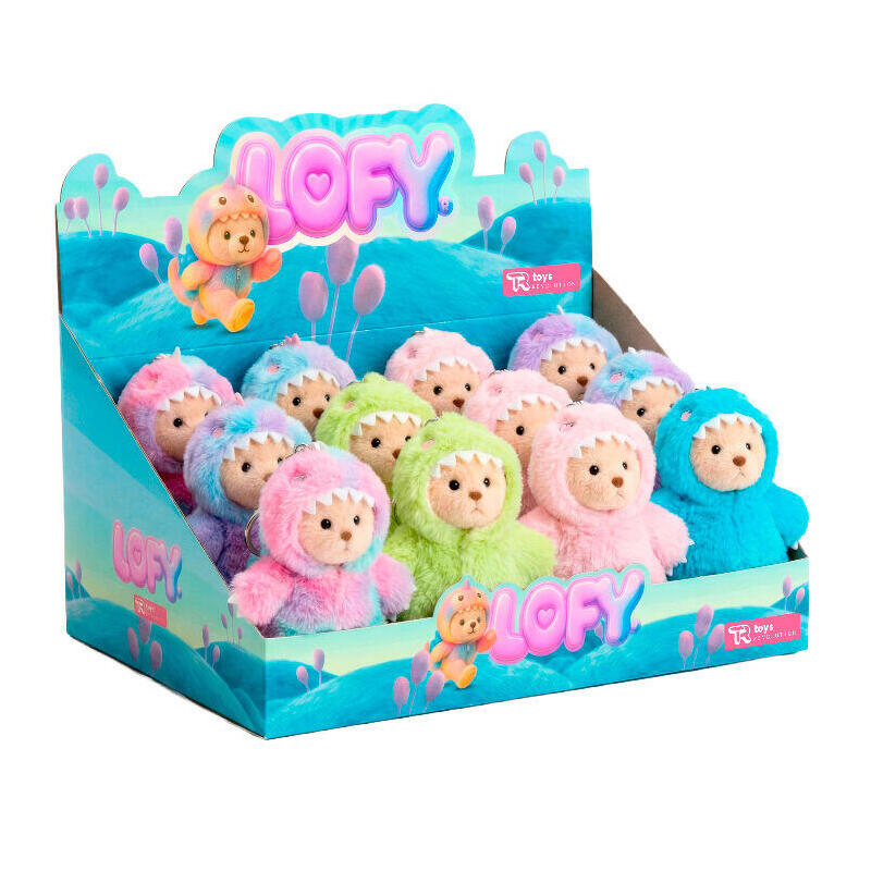 pack-de-12-unidades-muneco-llavero-peluche-oso-lofy-17cm-surtido