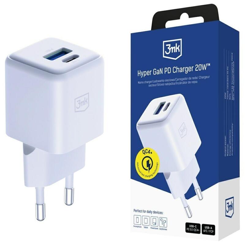 3mk-hyper-gan-charger-20w-qc4-biala