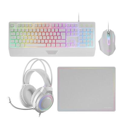 teclado-mouse-headset-y-alfombrilla-mars-gaming-mcp124prowfr-h-mech-rgb-3200dpi-frances-blanco