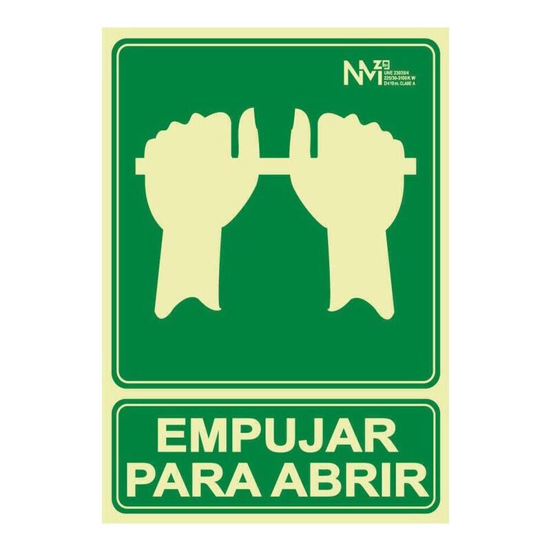 senal-de-evacuacion-empujar-para-abrir-clase-b-pvc-07-mm-224-x-30-cm