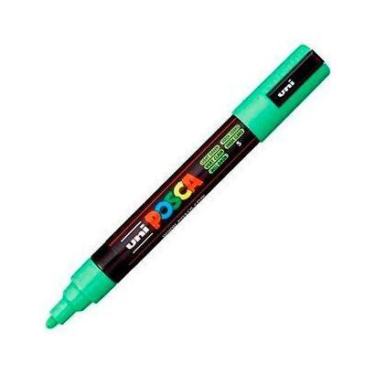 pack-de-6-unidades-posca-marcador-pc-5m-no-permanente-punta-forma-de-bala-18-25-mm-verde-claro