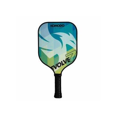 pala-pickleball-komodo-evolve-7-13mm-superficie-fibra-vidrio-rugosa-nucleo-polipropileno-azul